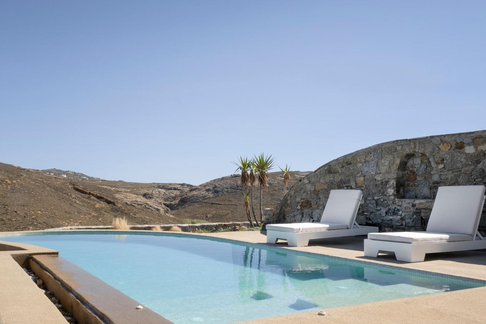 Mykonos Residence Villas & Suites Merchia Beach Exterior foto