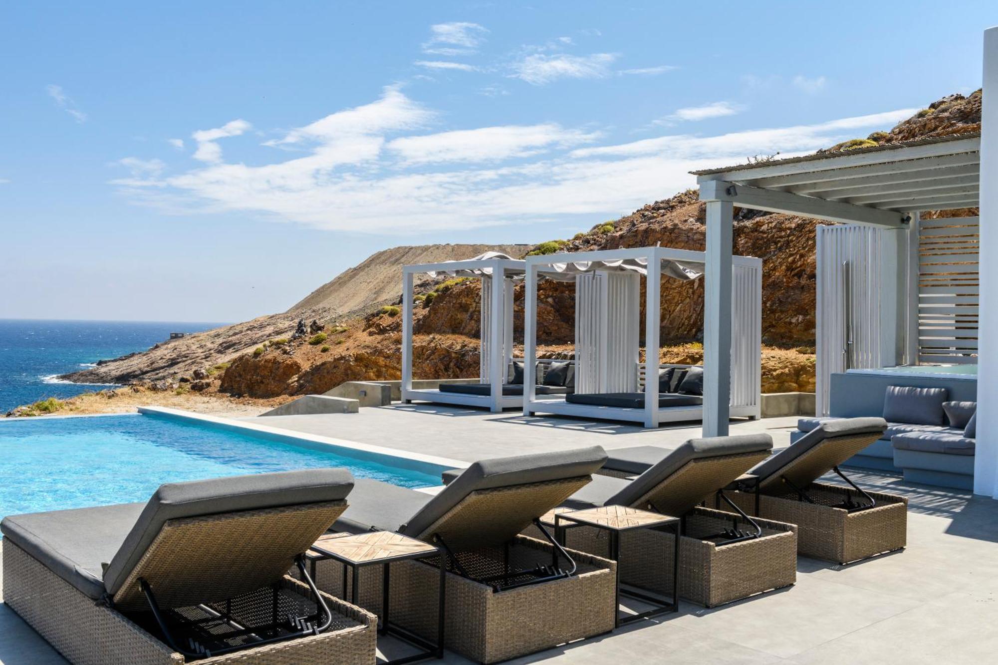 Mykonos Residence Villas & Suites Merchia Beach Exterior foto