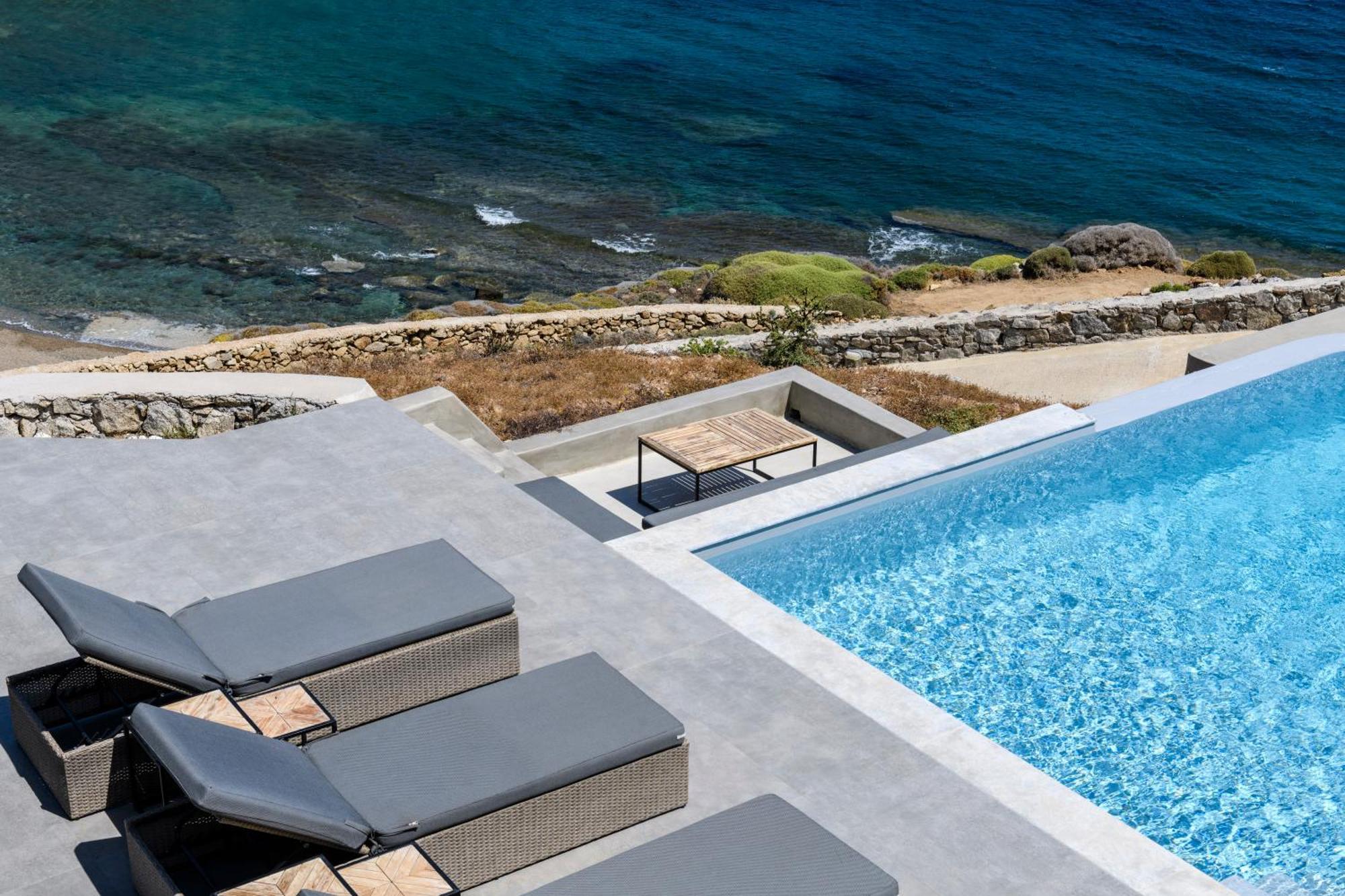 Mykonos Residence Villas & Suites Merchia Beach Exterior foto