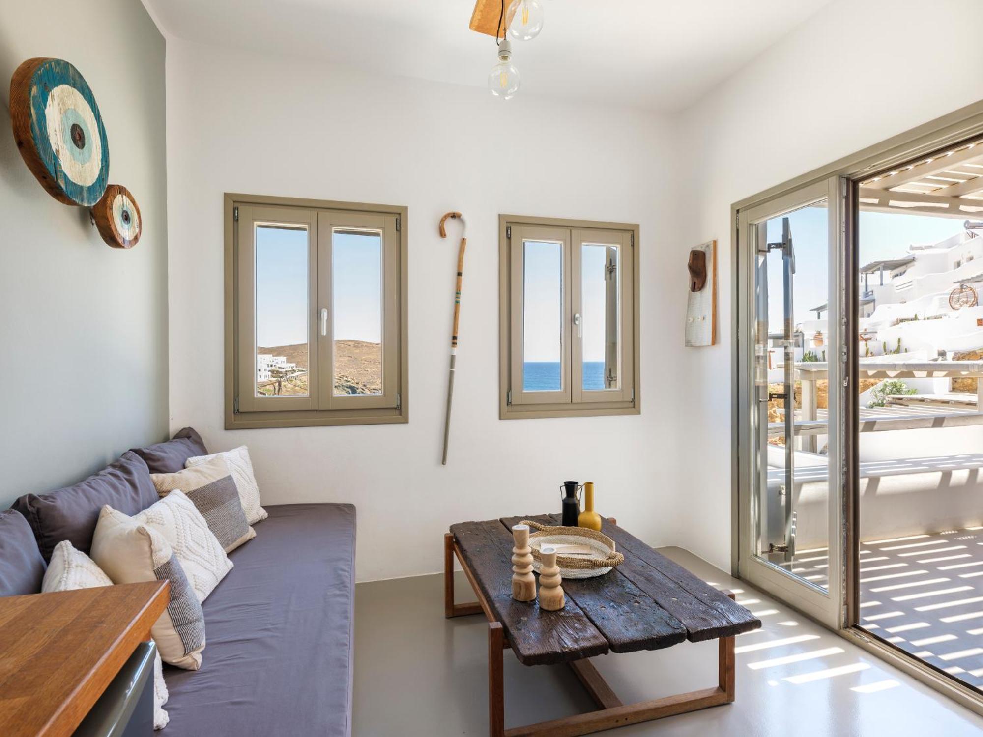 Mykonos Residence Villas & Suites Merchia Beach Exterior foto
