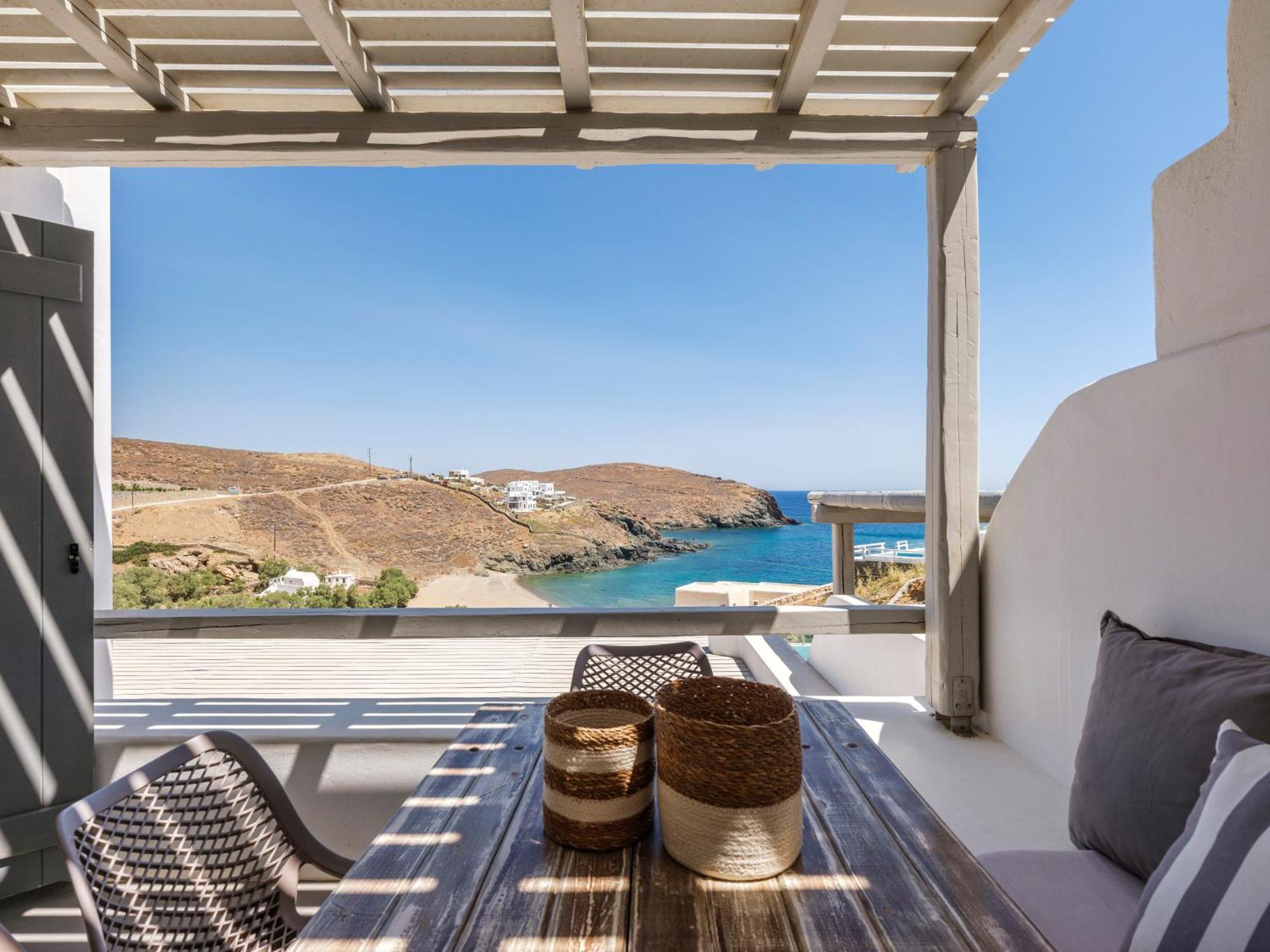Mykonos Residence Villas & Suites Merchia Beach Exterior foto