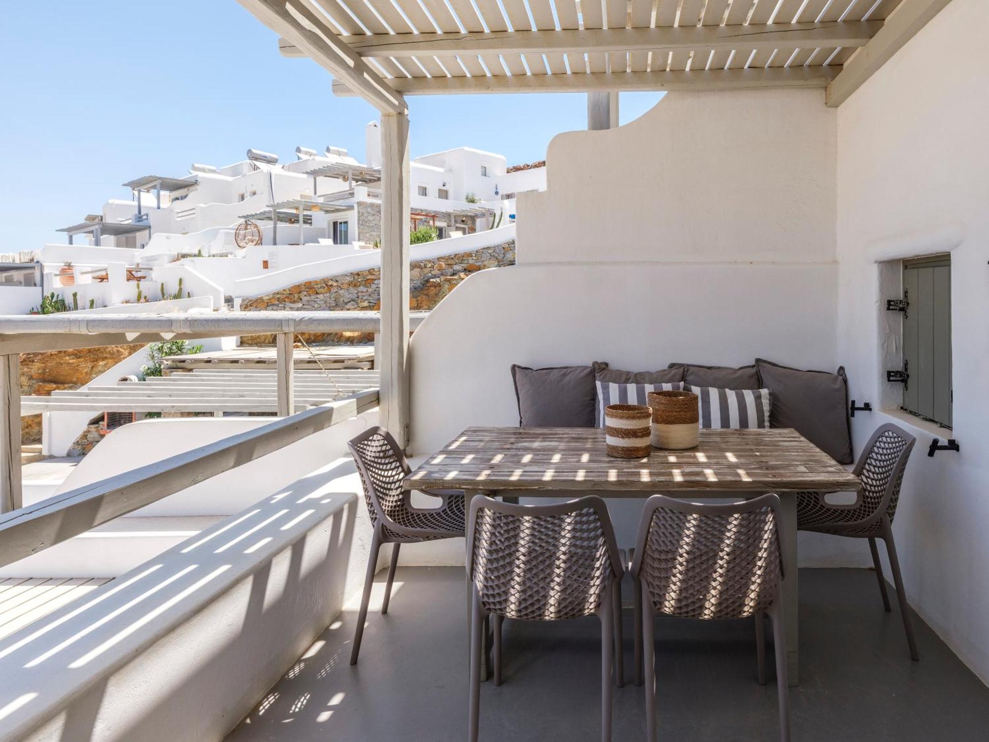 Mykonos Residence Villas & Suites Merchia Beach Exterior foto